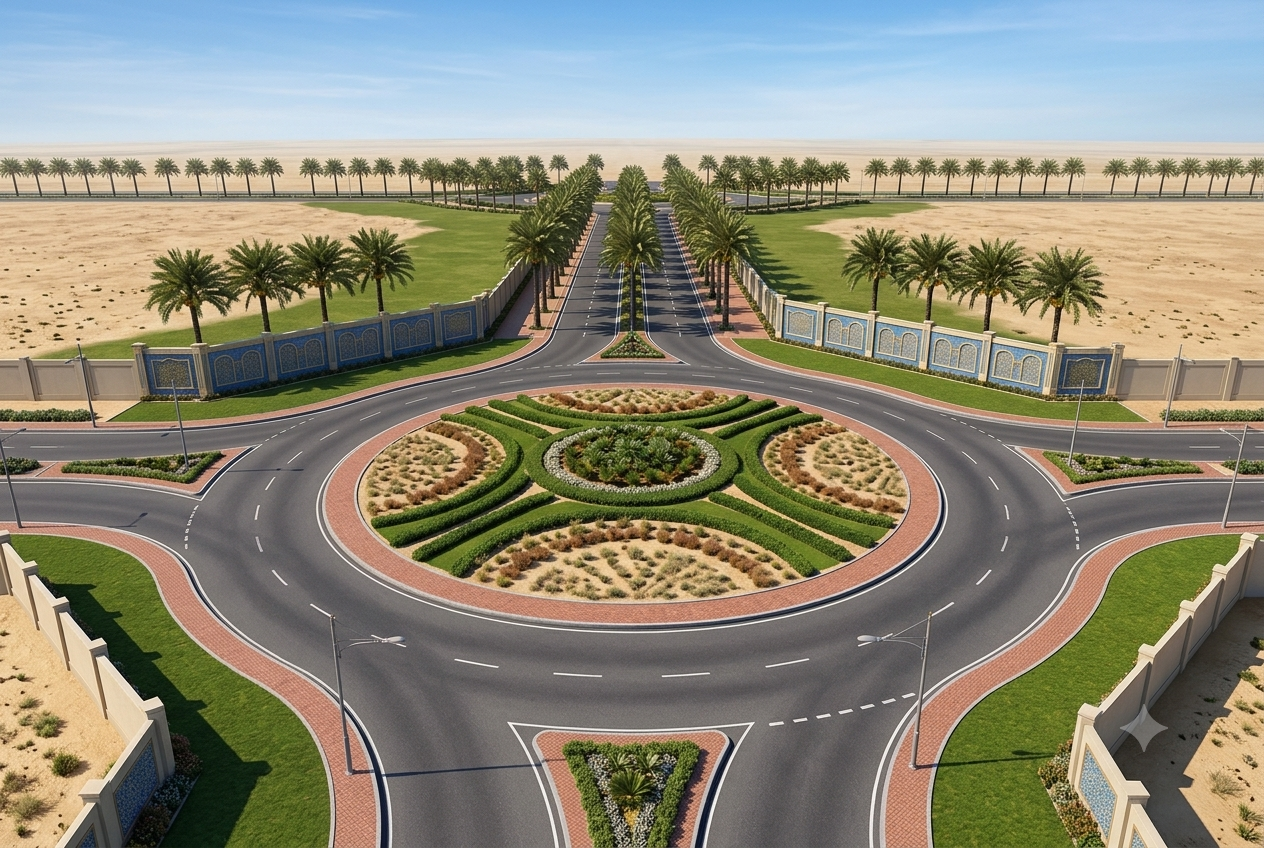 شوارع واسعة