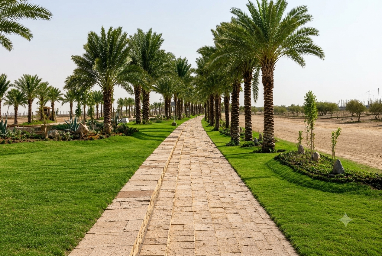 حجر طبيعي وسواتر
